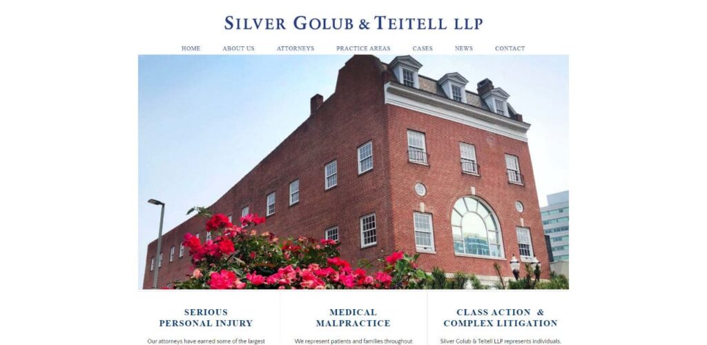 Silver Golub & Teitell LLP is one of the best law firms in Connecticut