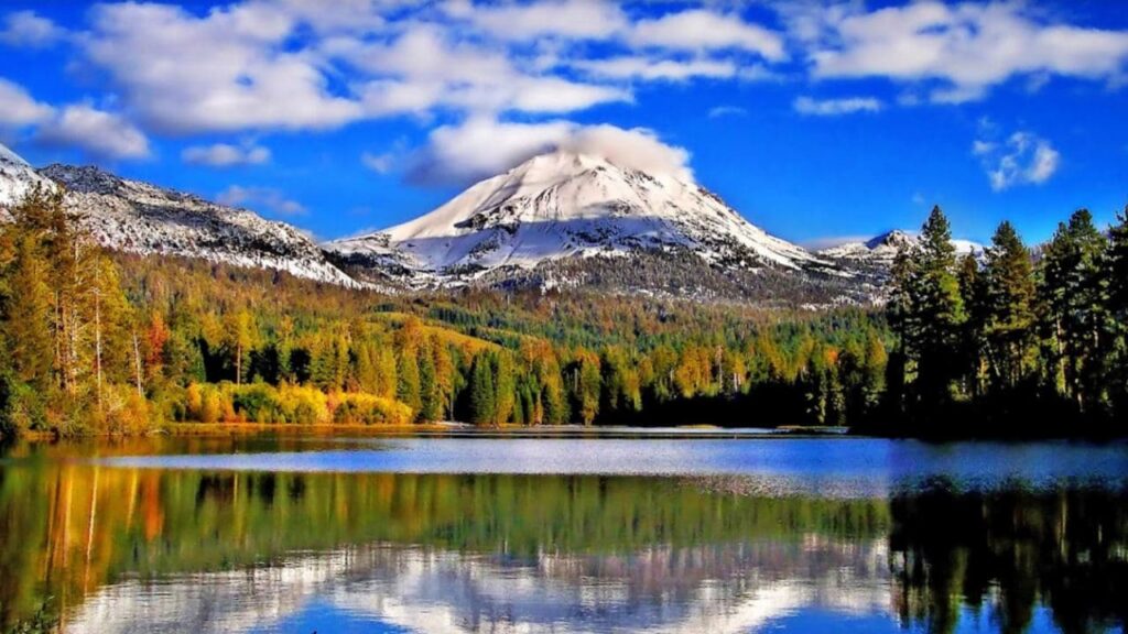 Lassen Peak is one of the most active volcanoes in the US