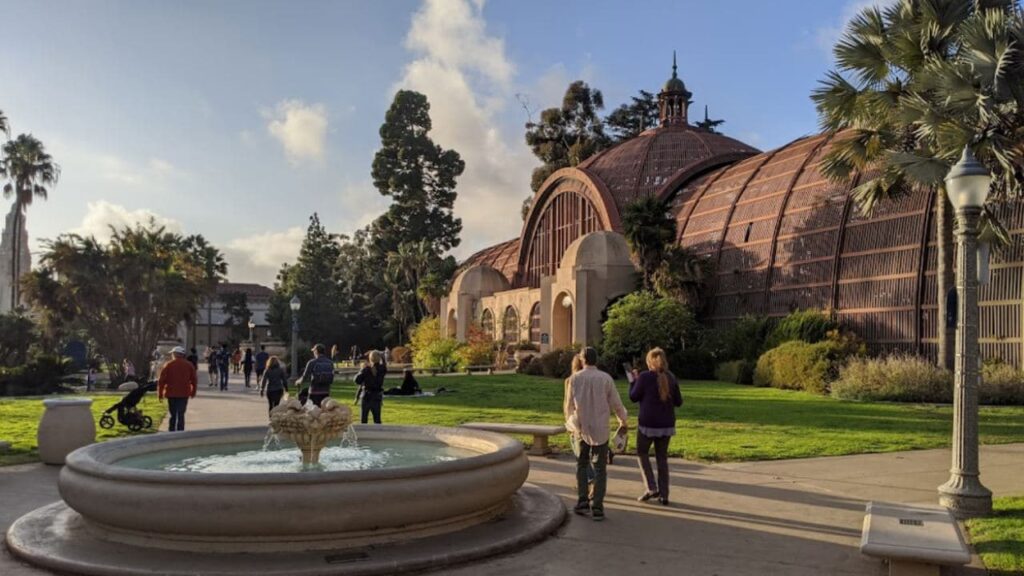 Balboa Park is one of the largest city parks in the US