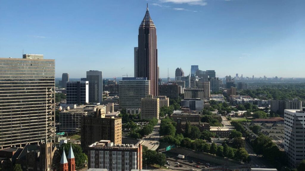 Bank of America Plaza is one of the Tallest Buildings in Georgia