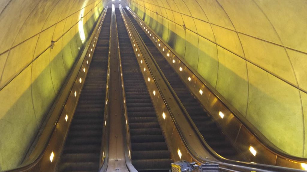 Wheaton Station Escalator is one of the Longest Escalators in the US.