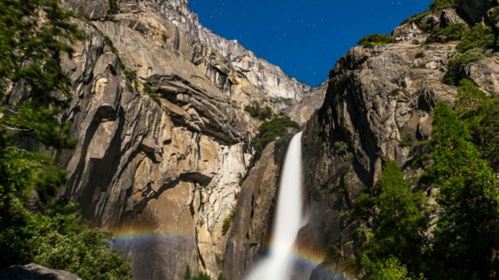 Yosemite Falls is one of the most Famous Landmarks in California
