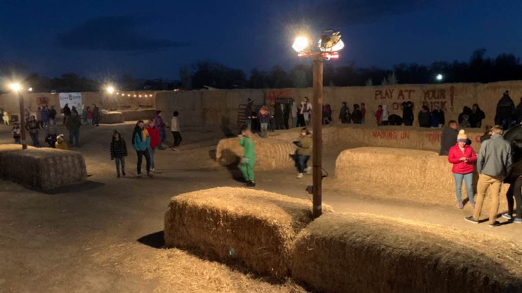 The Rexburg Straw Maze & Haunted Forest