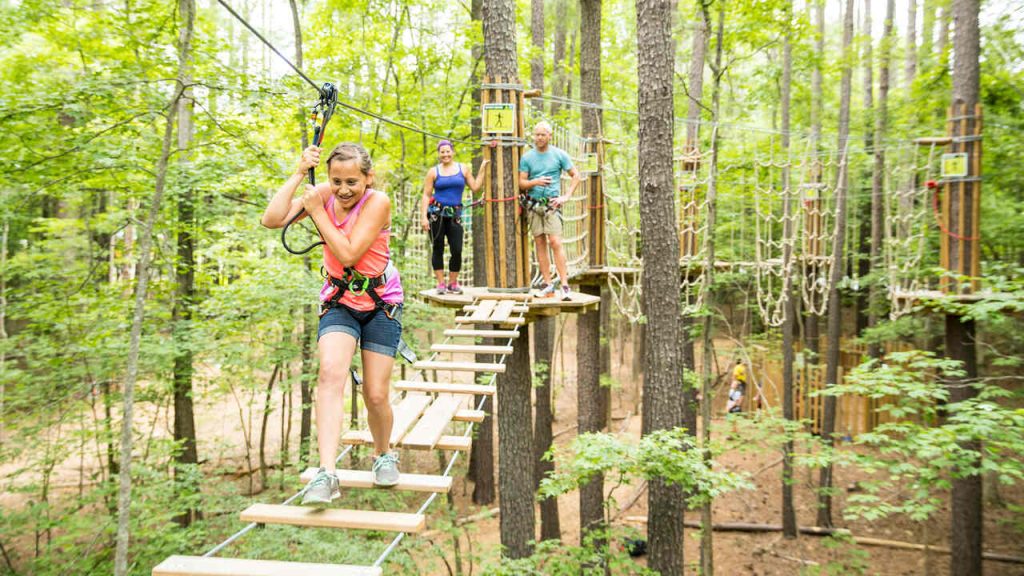 Go Ape Zipline and Adventure Park is one of the best ziplines in Delaware