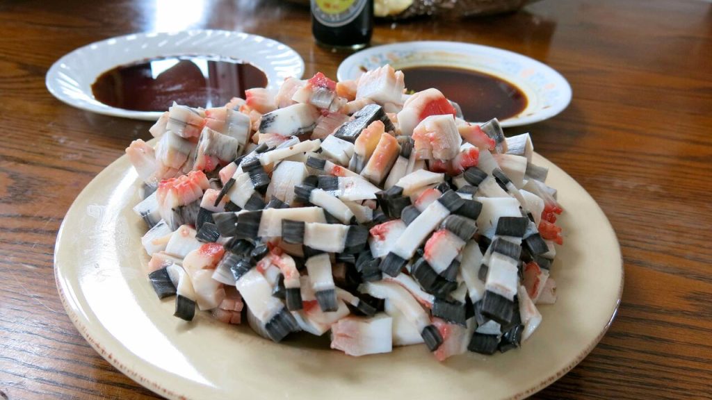 Muktuk is one of the most popular foods in Alaska