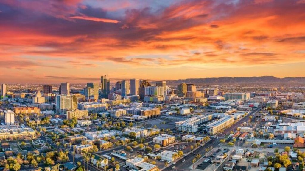 Phoenix, Arizona is one of the sunniest cities in the US