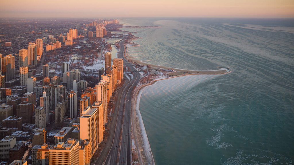 Lake Michigan is one of the best fishing spots in Indiana