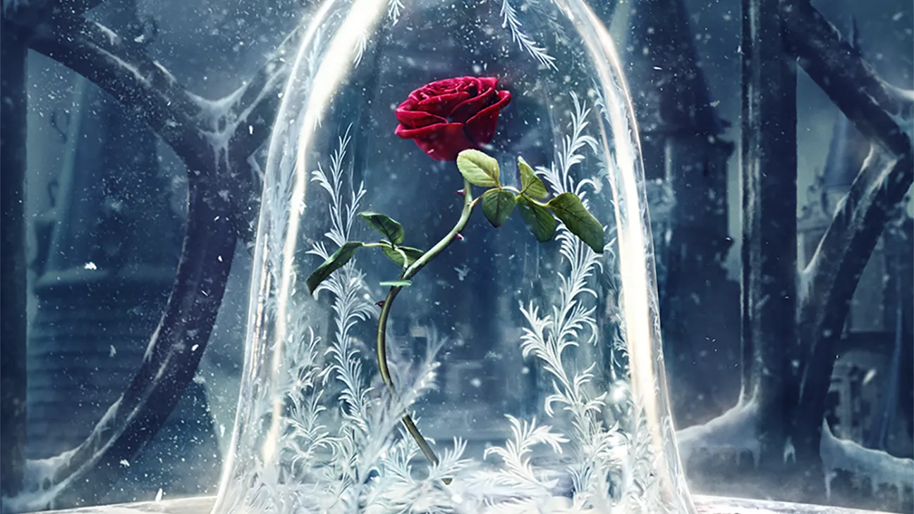 Beauty And The Beast flower scene